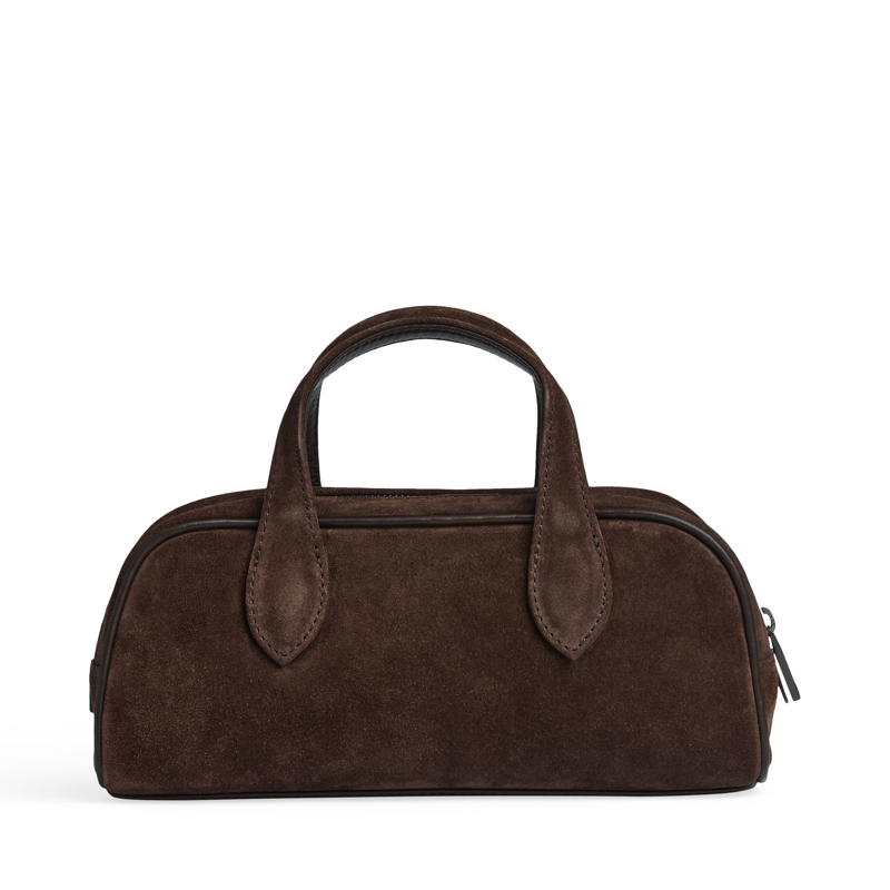 MARKBERG Håndtaske ThoraMBG Suede M. Brun 5