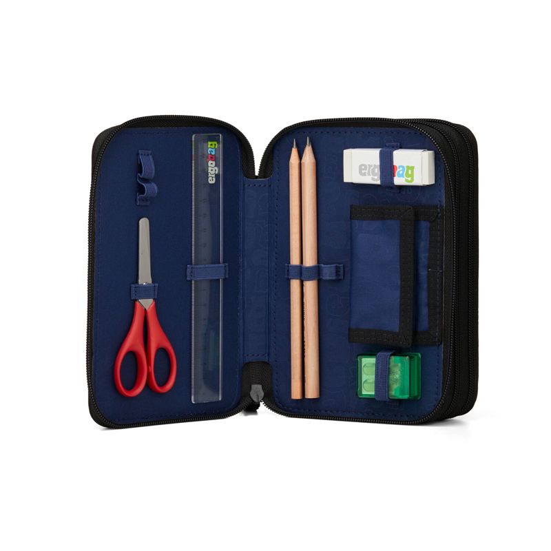 Ergobag Penalhus M. Super ReflectBear Sort m/mønster 3