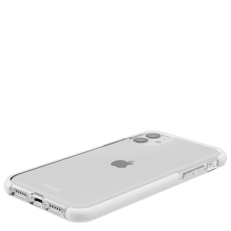 Holdit Mobilcover Seethru Vit iPhone XR/11 3