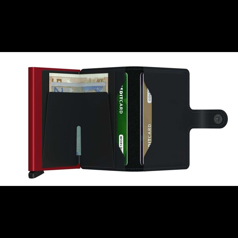 Secrid Korthållare Mini Wallet Svart/Röd 3