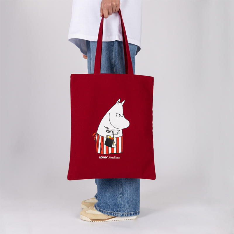 Nordic Buddies Tote Bag Muminmmamma  Bordeaux 2