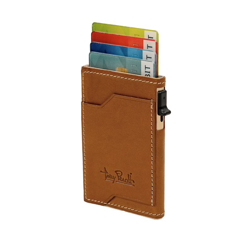 Tony Perotti Kortholder Furbo Slim Brun 1