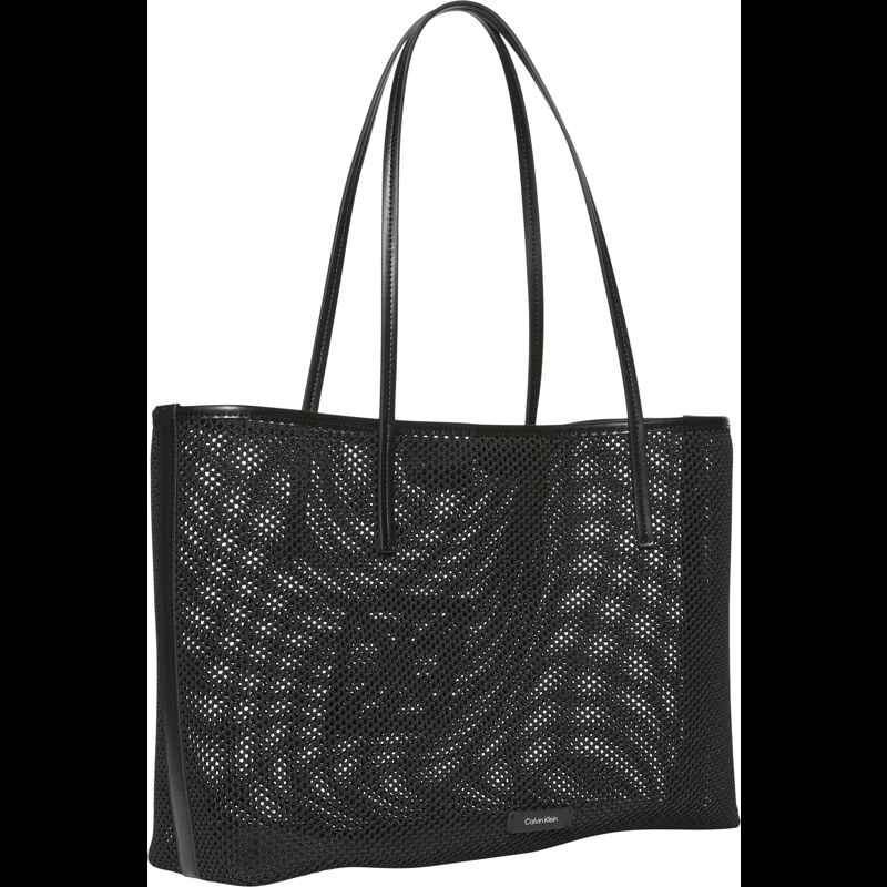 Calvin Klein Strandtaske Emblem Mesh Sort 4