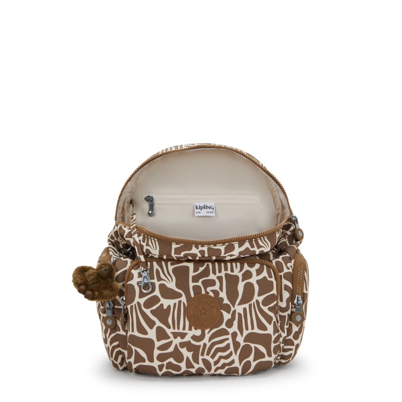 Kipling Rygsæk City Zip S  Khaki 3