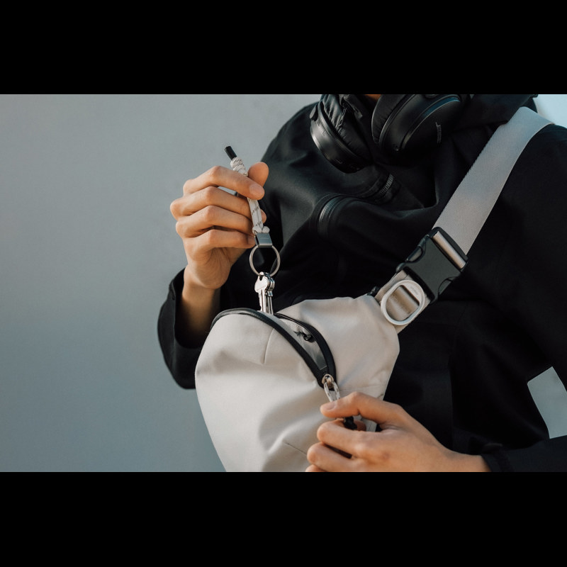 Orbitkey Nøglering Urban Loop Sten grå 2