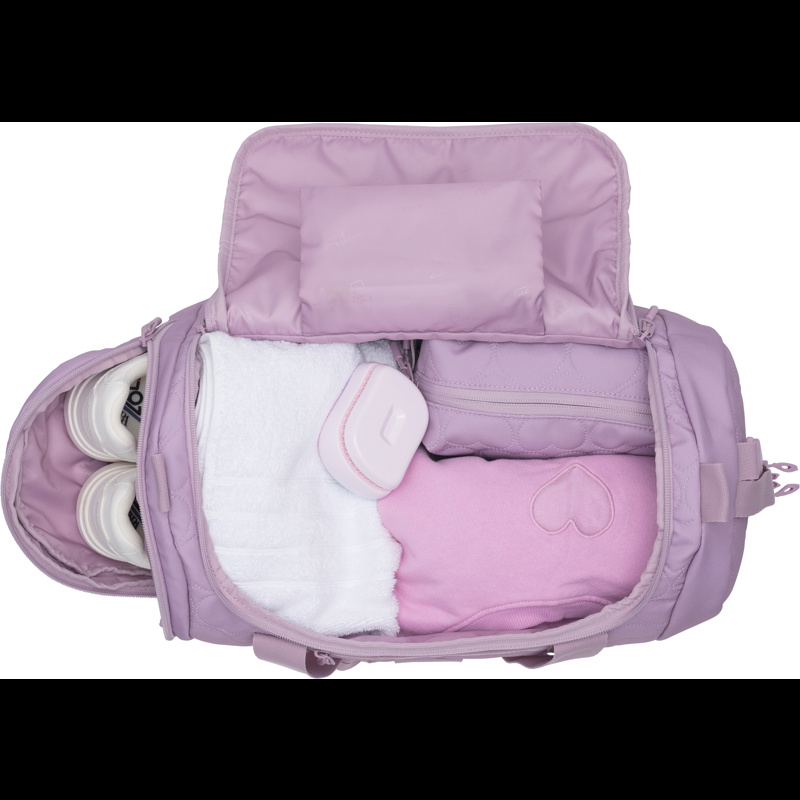 Beckmann Duffelbag Sport jr. Hearts Rosa 2