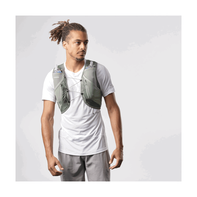 Salomon Löparväst Active Skin 12 L. Grön Str M 2