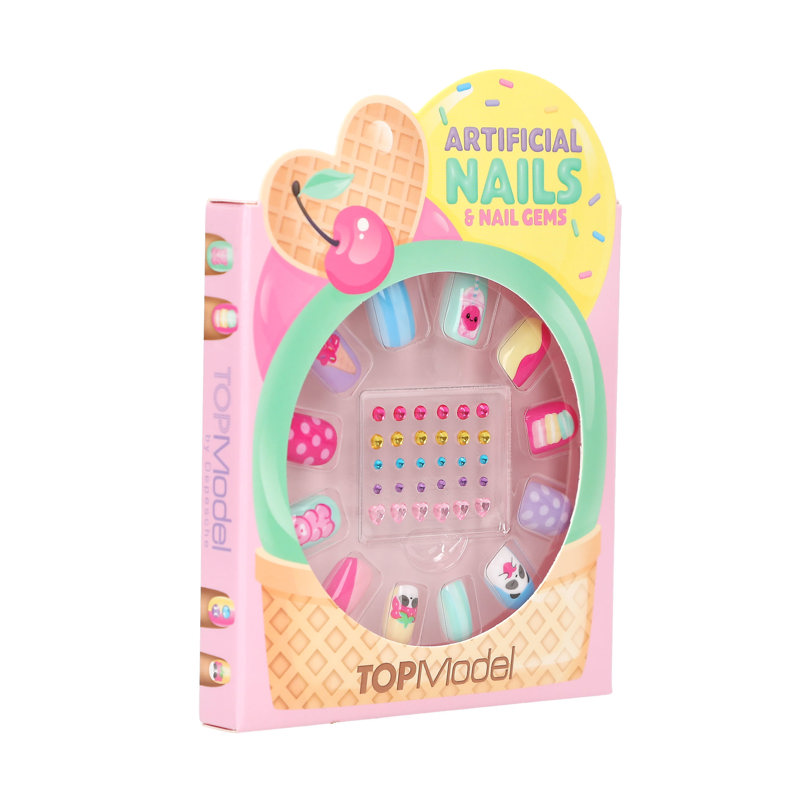 TOPModel Negle/Krystal Sæt Candy Glam Multi 1