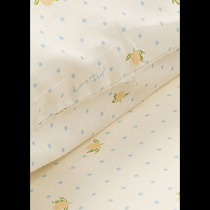 Konges Sløjd Sängkläder Baby Lemon Dot 70x100 cm Citron mönster alt image