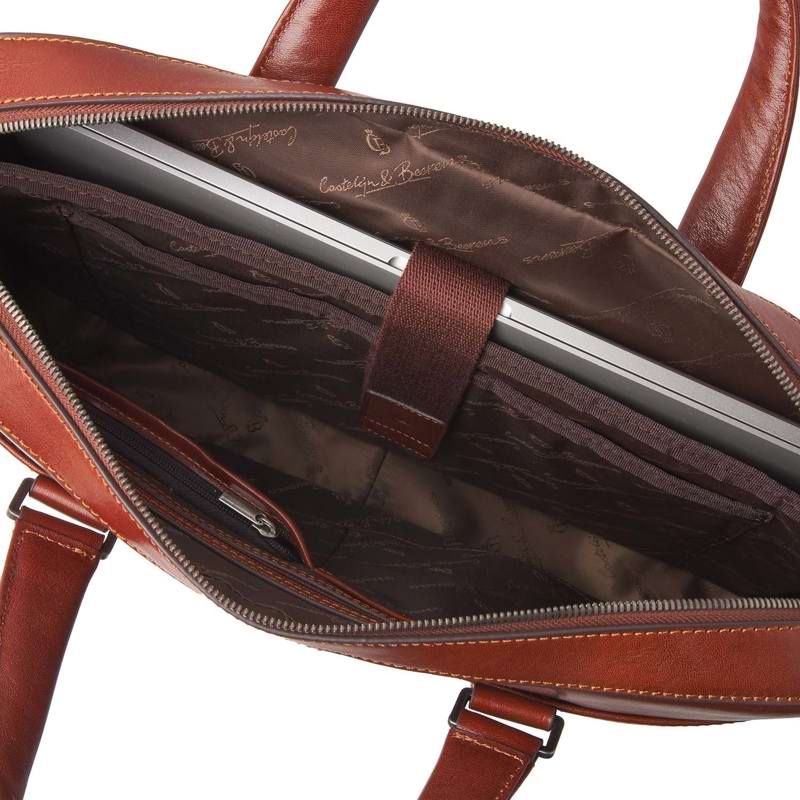 Castelijn & Beerens Computertaske Ted Cognac 15" 8