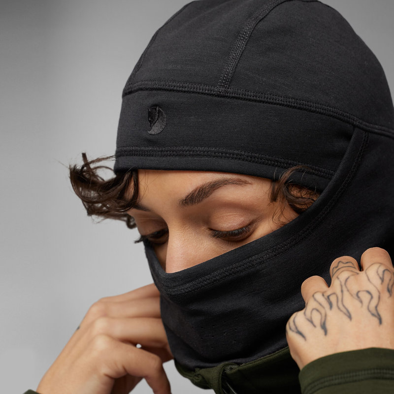 Fjällräven Balaclava Keb Fleece  Svart Str S/M 3