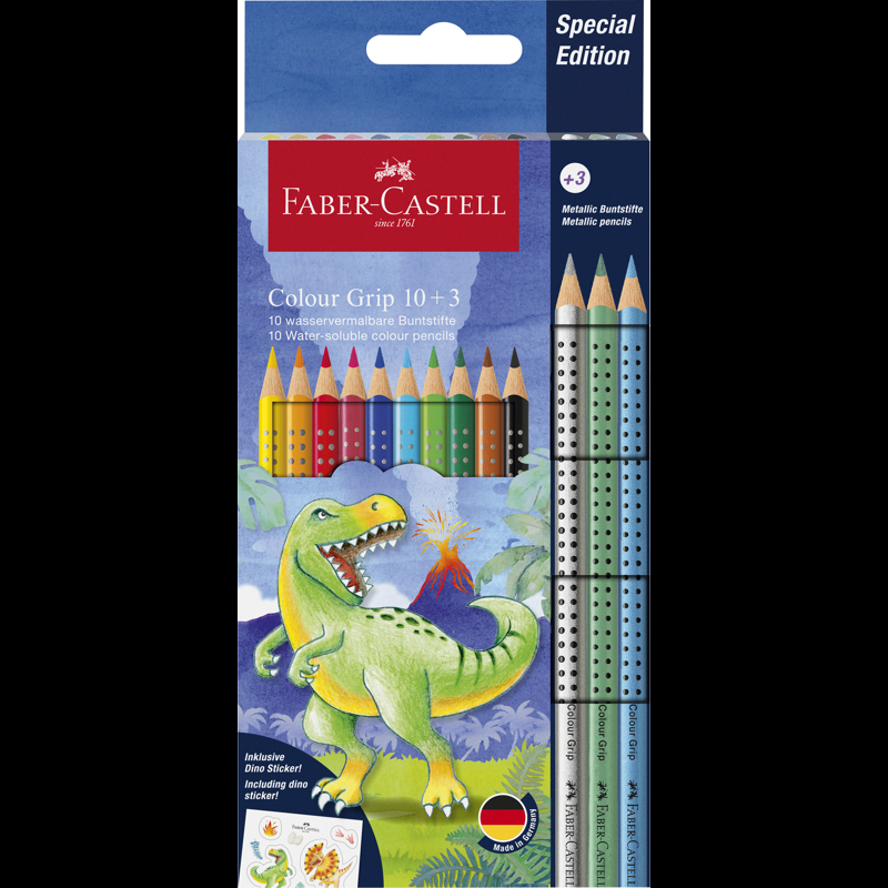 Faber-Castell Färgpennor 10-pack Dino Fler färger 1