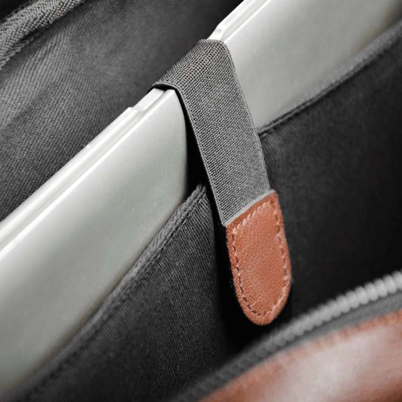 Still Nordic Computertaske Clean Cognac/brun 15" 8