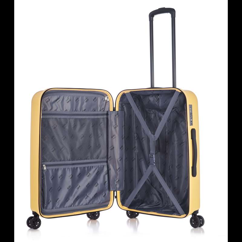 Aries Travel Resväska Palermo Ljusgul 65 Cm 3