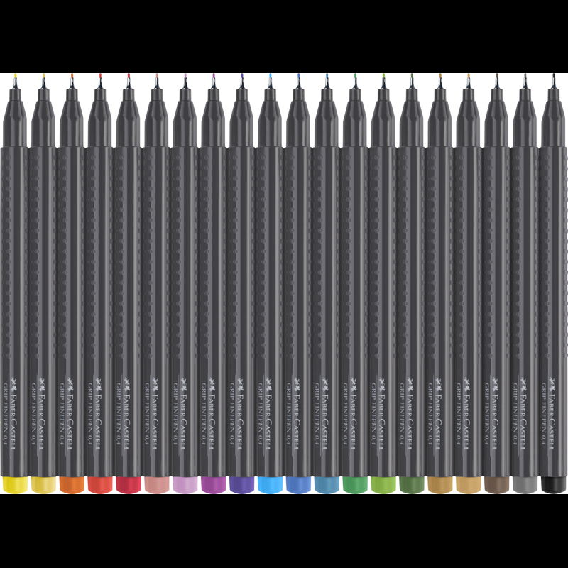 Faber-Castell Fineliner Grip 0,4 20 stk Multi 2