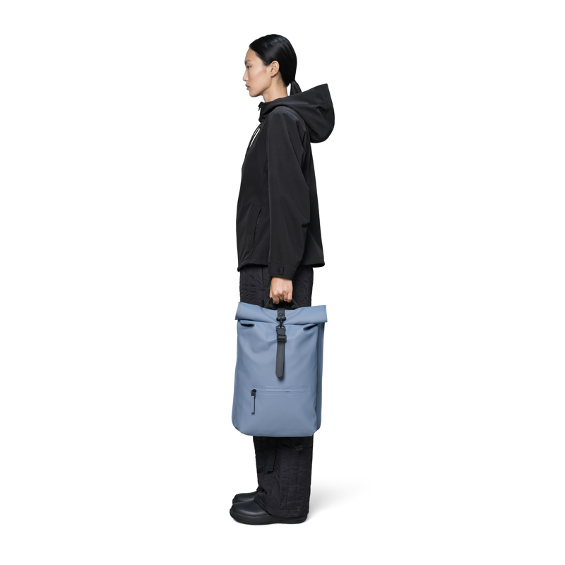 RAINS Rygsæk Rolltop Rucksack Grå/blå 2
