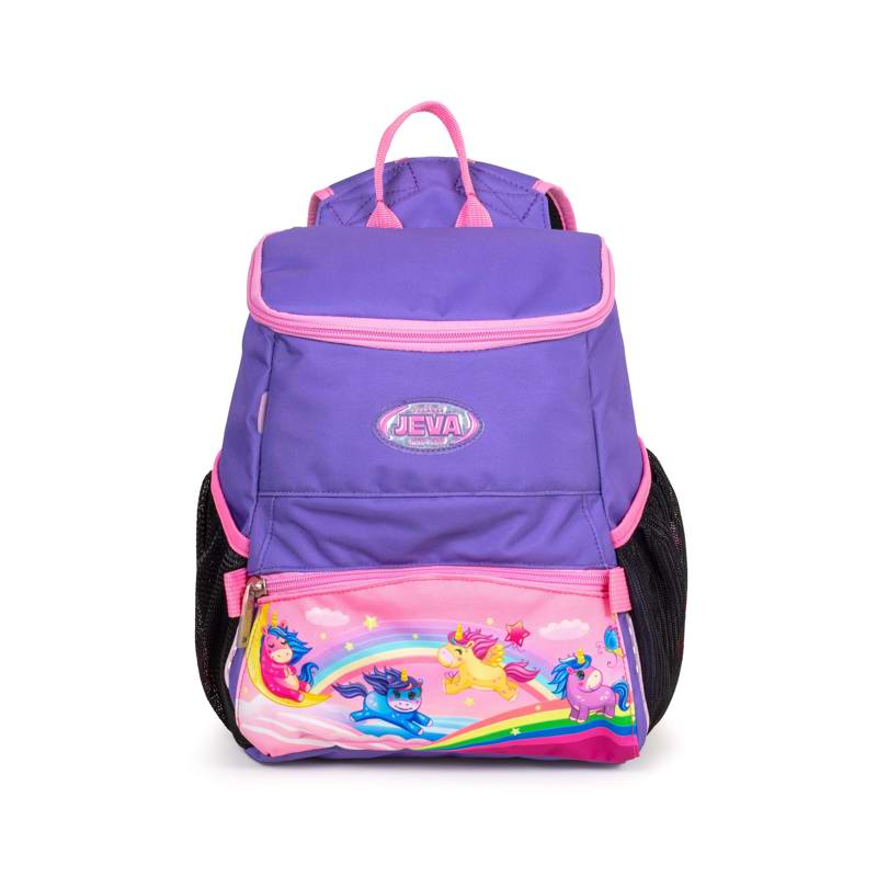 JEVA Børnehavetaske Rainbow Friends Lilla/pink 1