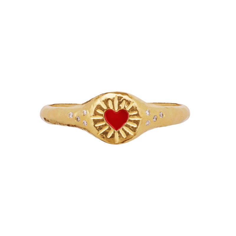 Maanesten Ring Hayali Guld Str. 57 3