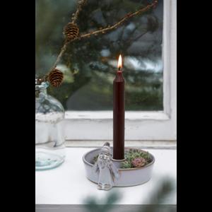 Ib Laursen Ljusstake Tomte Vit alt image