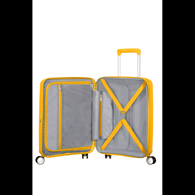 American Tourister Kuffert Soundbox Gul 55 Cm 3