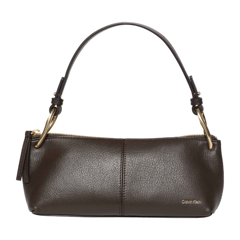 Calvin Klein Axelväska Asymmetrisk M. Brun 1