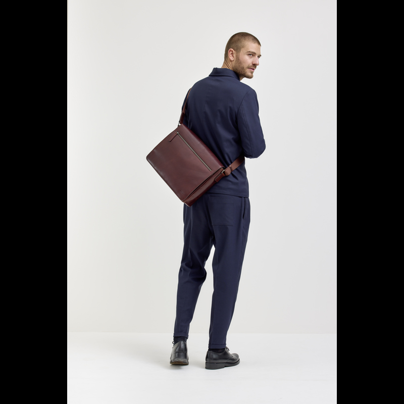 Jost Skuldertaske Lund L Brun 2