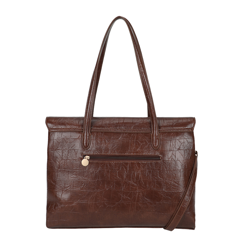 Conmé Computertaske Liz croco Cognac 14" 3