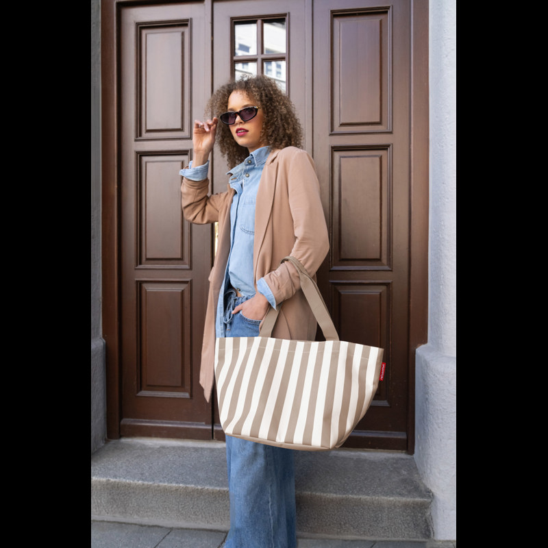 Reisenthel Taske Shopper M Stribet 5