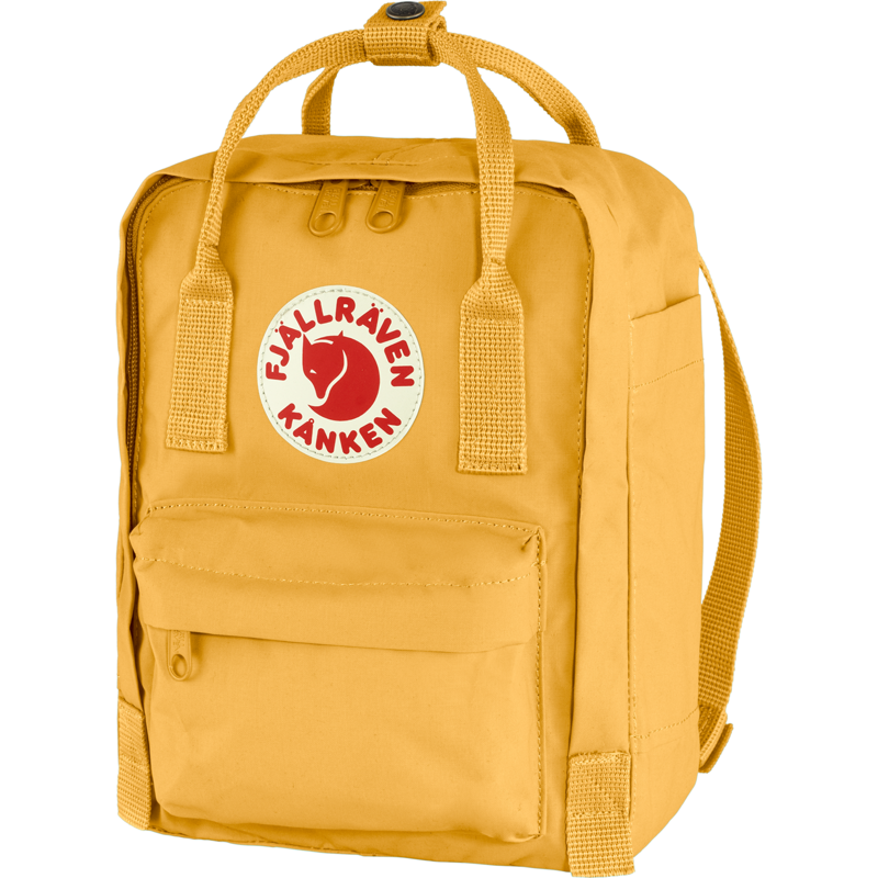 Fjällräven Rygsæk Kånken Mini Gul/sort 3