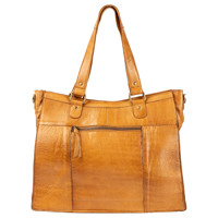 RE:DESIGNED Skuldertaske Molly Urban Cognac/brun 15" 1