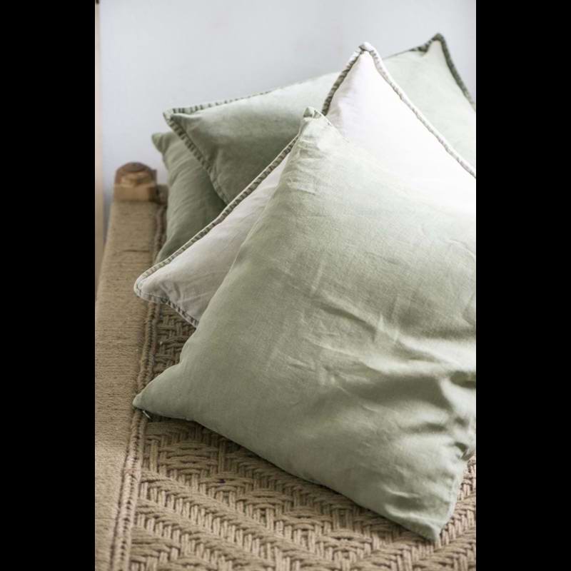 Ib Laursen Kuddfodral Oliv Grön 50x50cm 3
