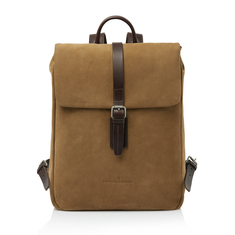 Castelijn & Beerens Ryggsäck Taupe 15" 1