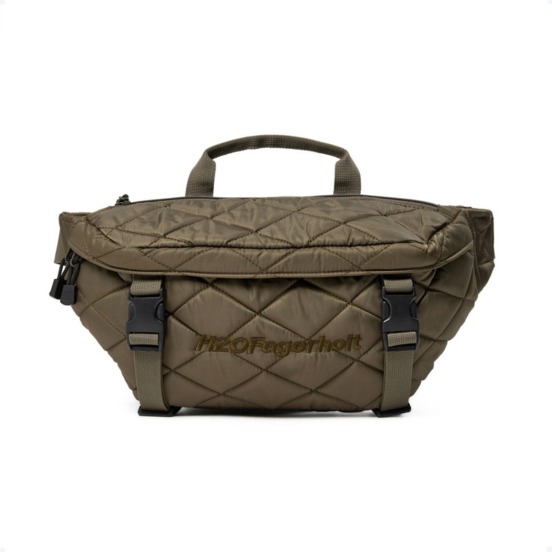 H2OFagerholt Bæltetaske Close Market Bag Army Grøn 1