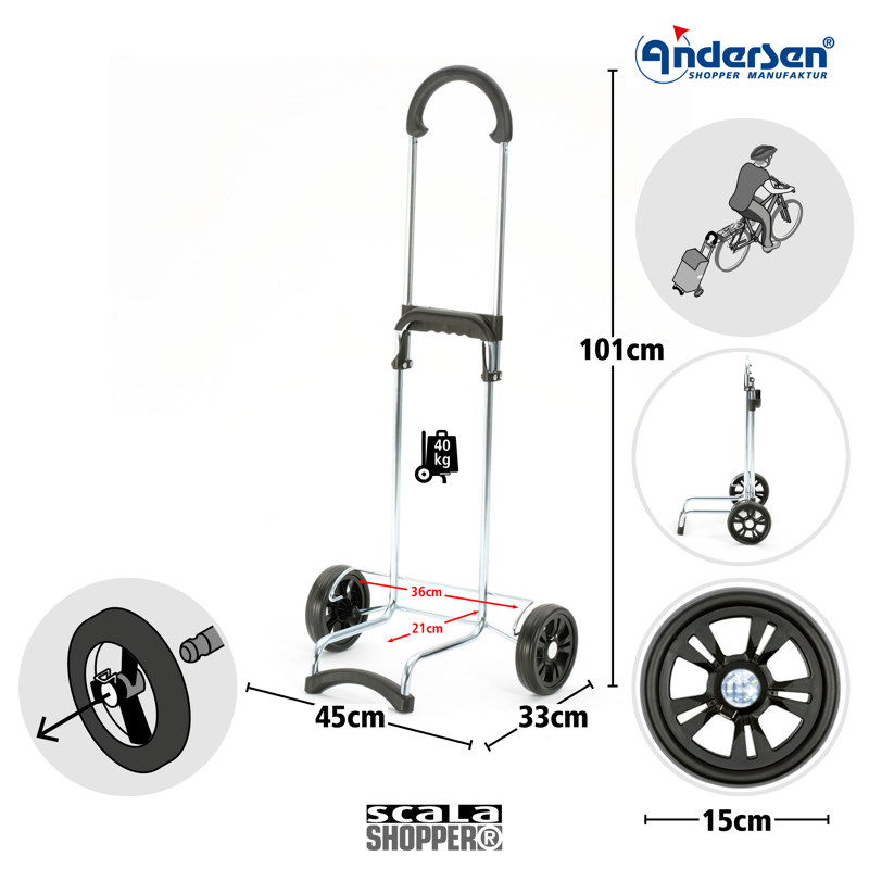 Andersen Shoppingvagn Shopper Weda Blå 3