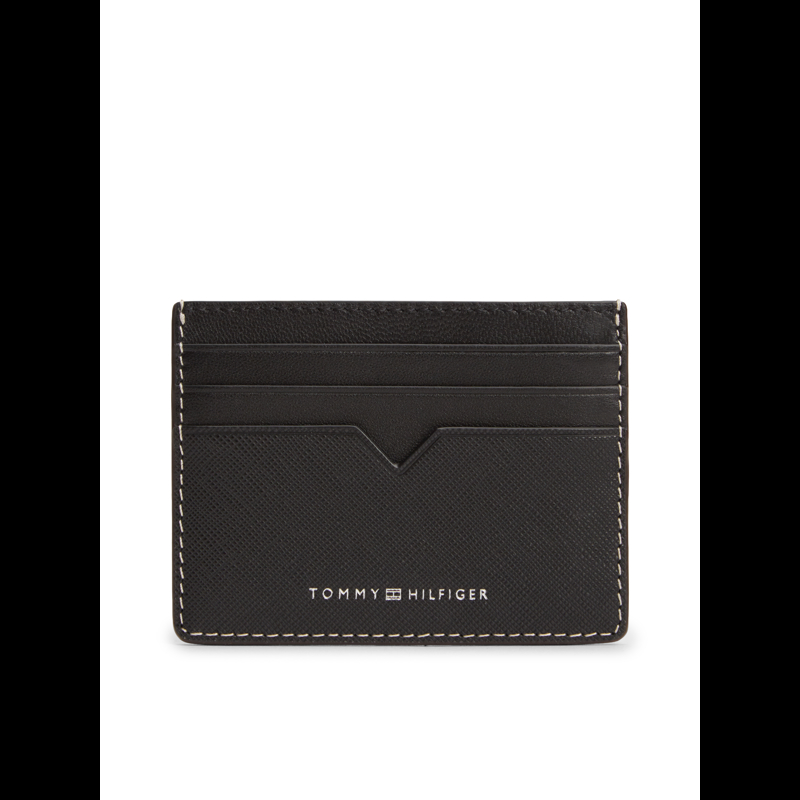 Tommy Hilfiger Kortholder Saffiano Sort 1