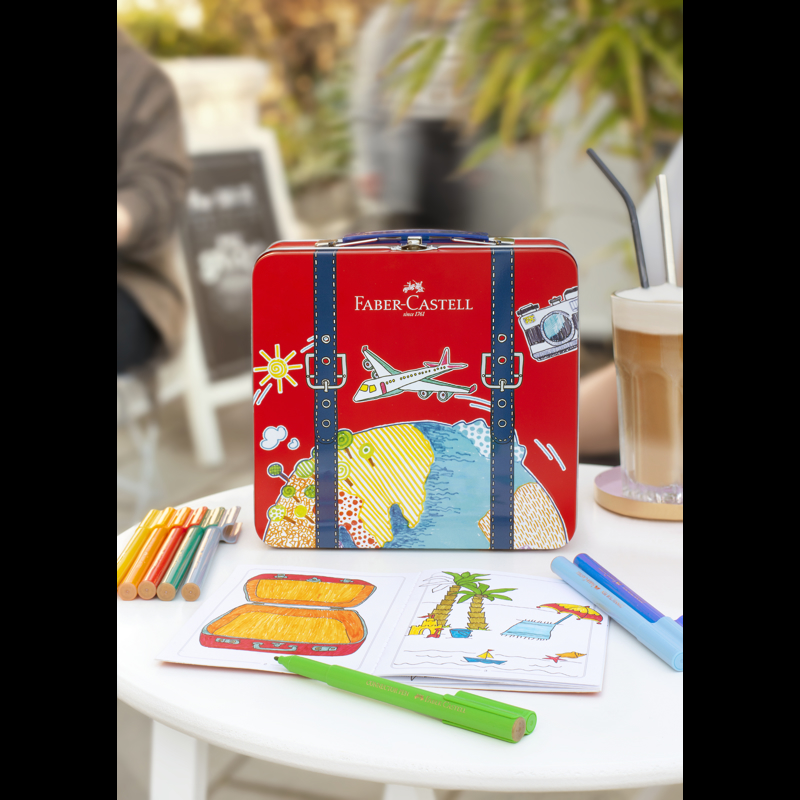 Faber-Castell Rejsekuffert med Tusser/ Pas Multi 5