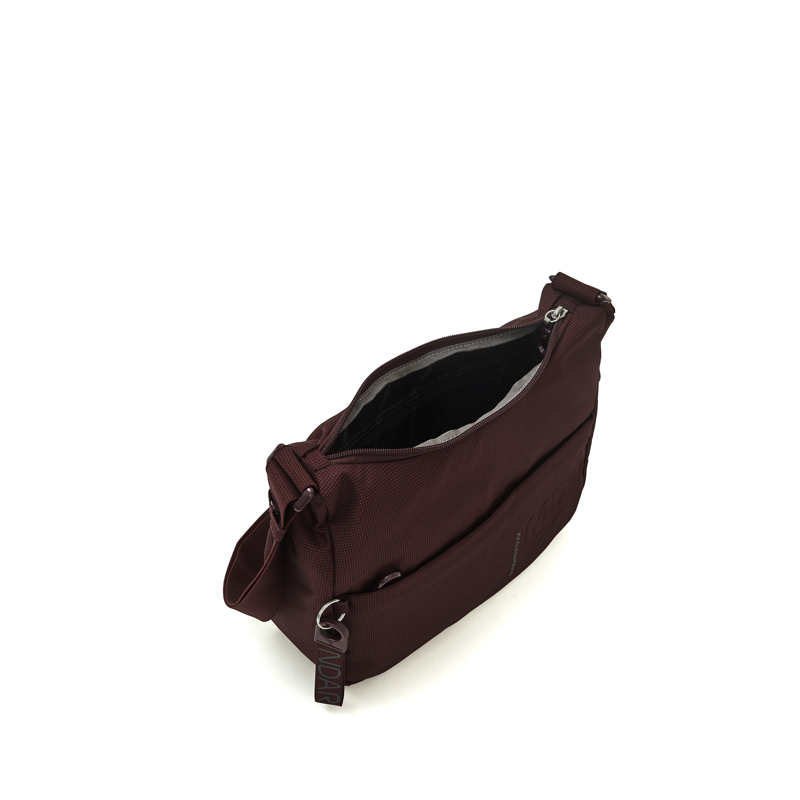 Mandarina Duck Crossbody Hobo MD20 Mörk Bordeaux 4