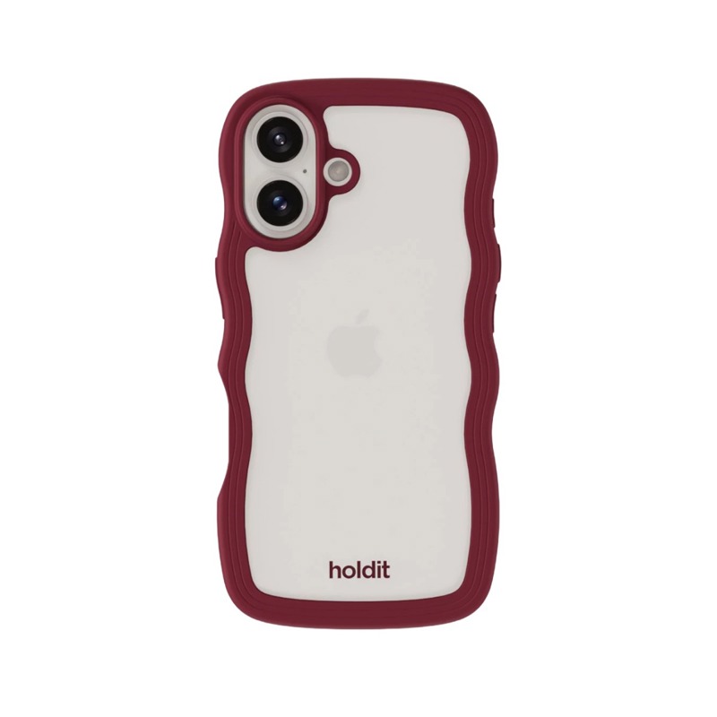 Holdit Mobilfodral Wavy Bordeaux Iphone 16 1