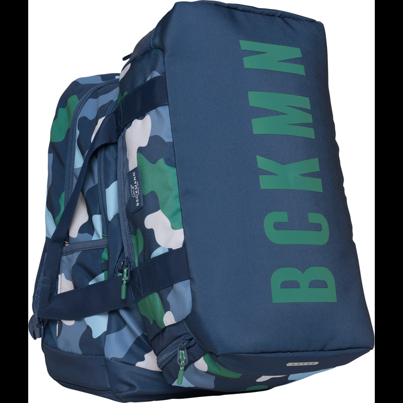 Beckmann Skoletaske Sport Jr. Camo Blå camuflage 8