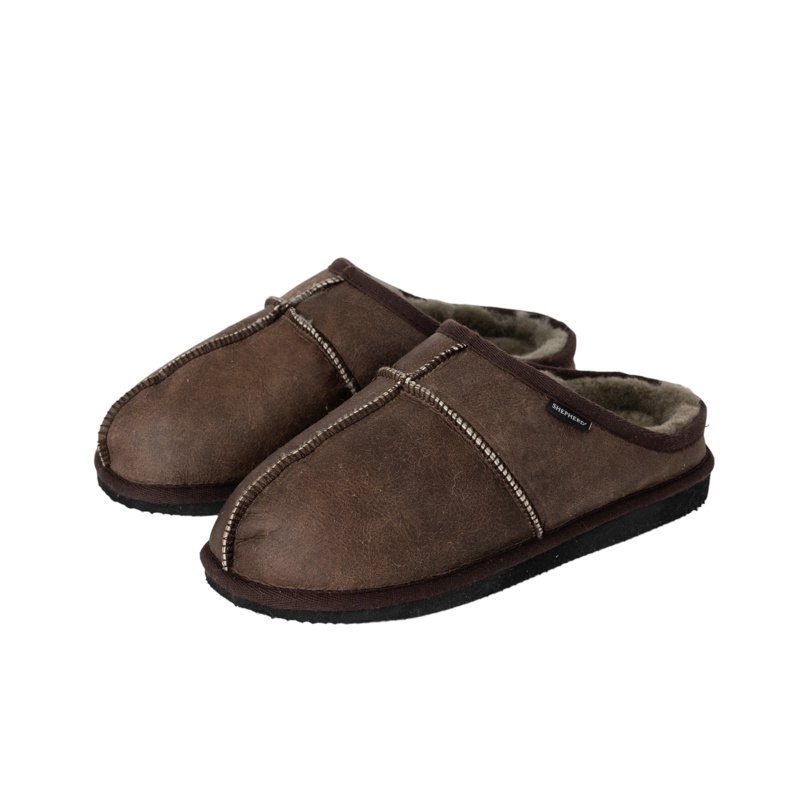 Shepherd Hjemmesko Bobo Oiled Gråbrun Str. 42 3