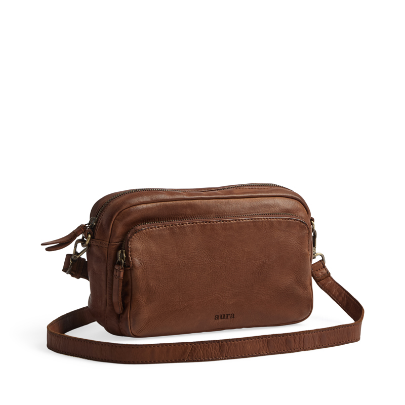 Aura Crossbody Tulum  Cognac 1