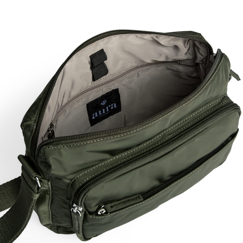 Aura Crossbody Novara Recycled Mörkgrön 6