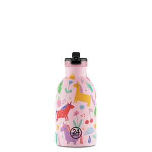 24Bottles Vattenflaska Clima Bottle Rosa mönstrad