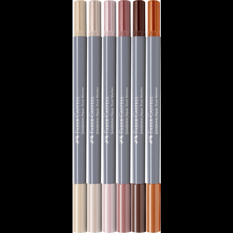 Faber-Castell Tusser Dual Portrait 6 stk. Multi 4