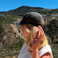 PITAYA Kasket Elsa Washed Cap Mørk grøn 1