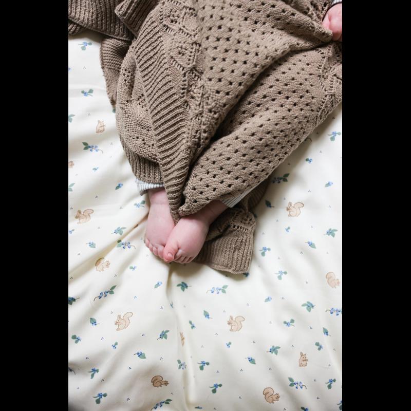 Cam Cam Copenhagen Sängkläder Baby Blueberries Beige/blå 70x100 cm 6