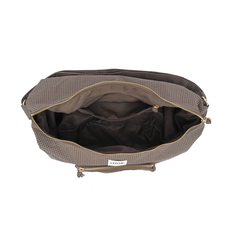 Conmé Midjeväska Ella XLpetit check Brun/beige 4