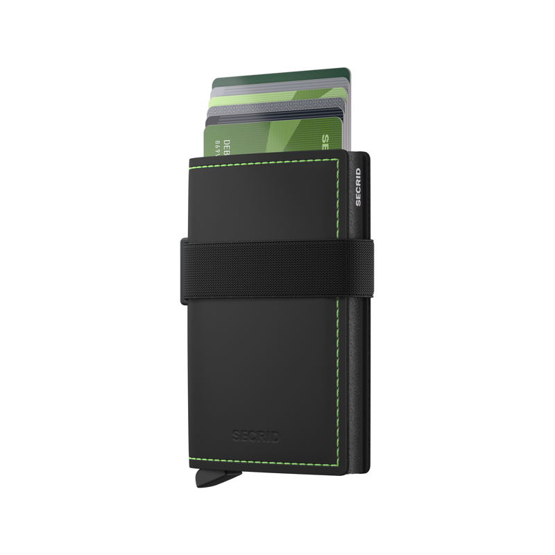 Secrid Bandwallet Sort/Grøn 1