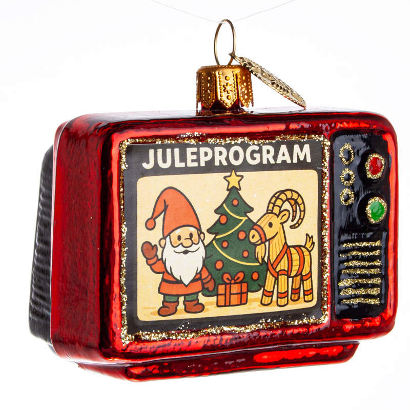 Brink Nordic Julkula TV Julprogram Röd 2