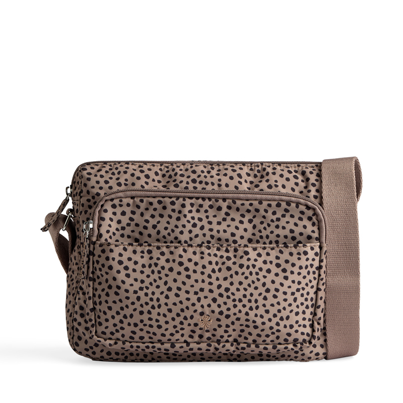 Aura Crossbody Novara Recycled Taupe/Svart 2